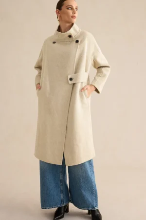 100% Wool Pocket Coat>MICAS New