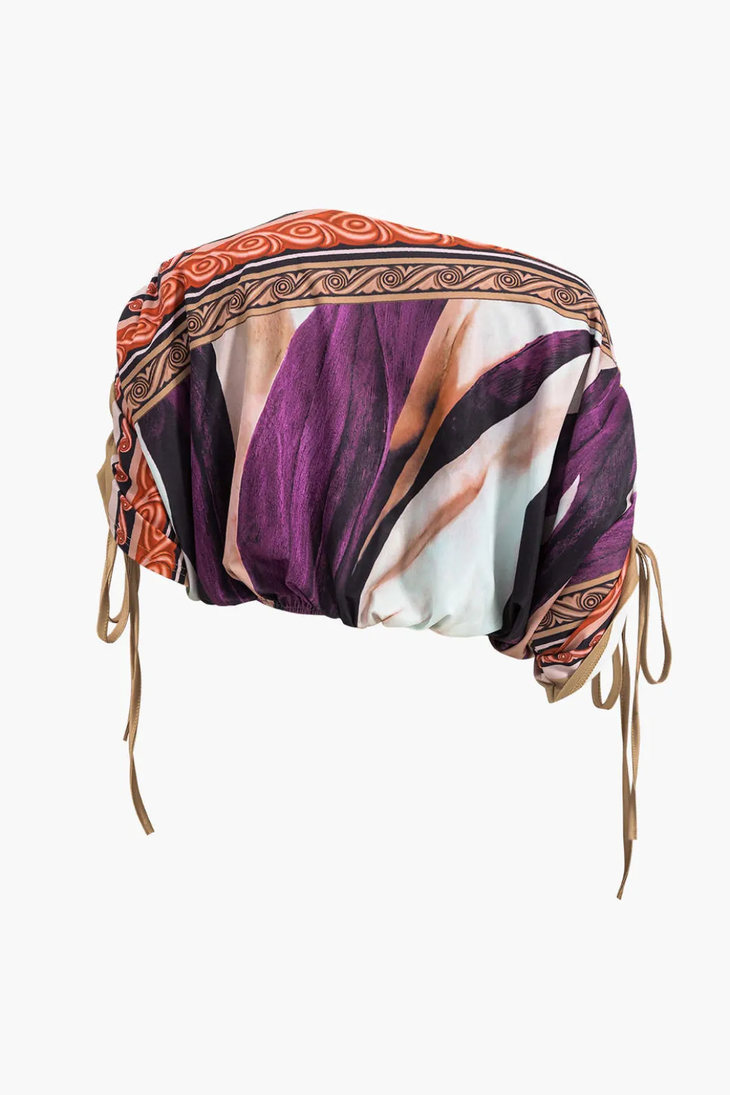 Abstract Floral Print Long Sleeve Top And Midi Skirt Set>MICAS Discount