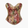 Abstract Print Braided Tie Corset Top>MICAS Outlet