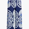 Abstract Print Drawstring Wide Leg Pants>MICAS Discount