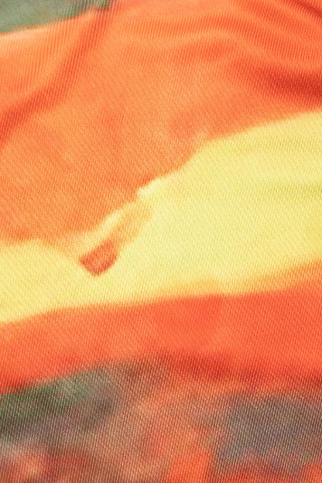 Abstract Print Long Sleeve Crop Top>MICAS Sale