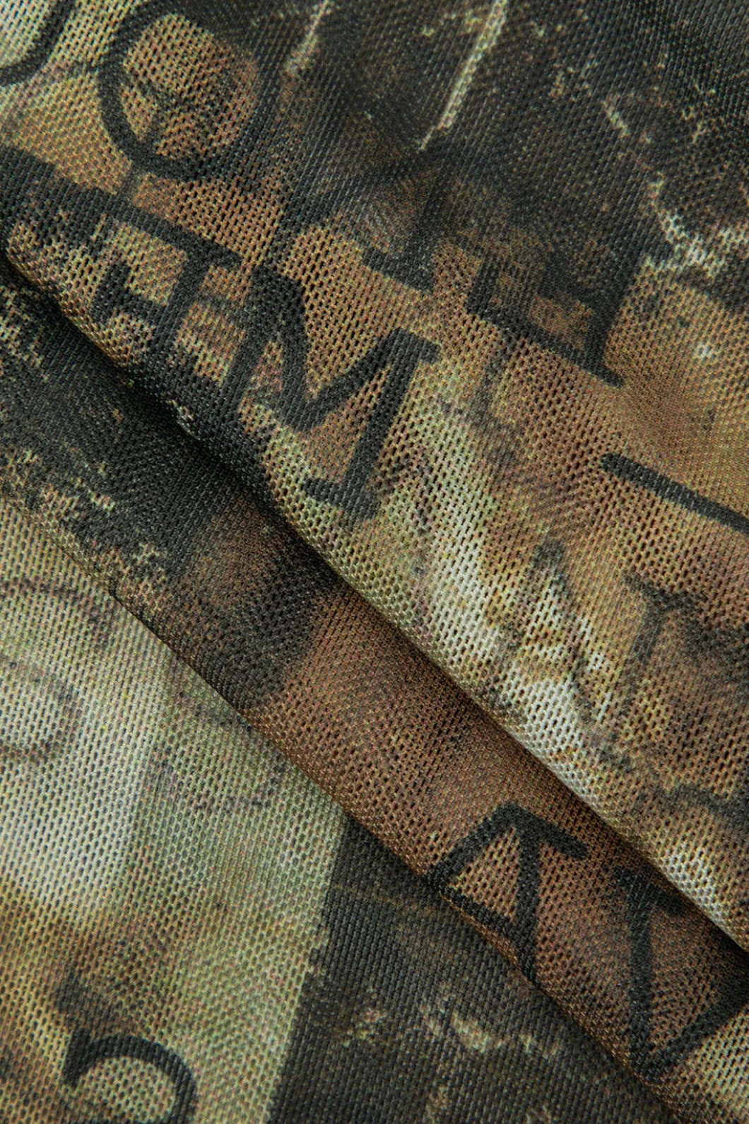 Abstract Print Mesh Tank Top>MICAS Best