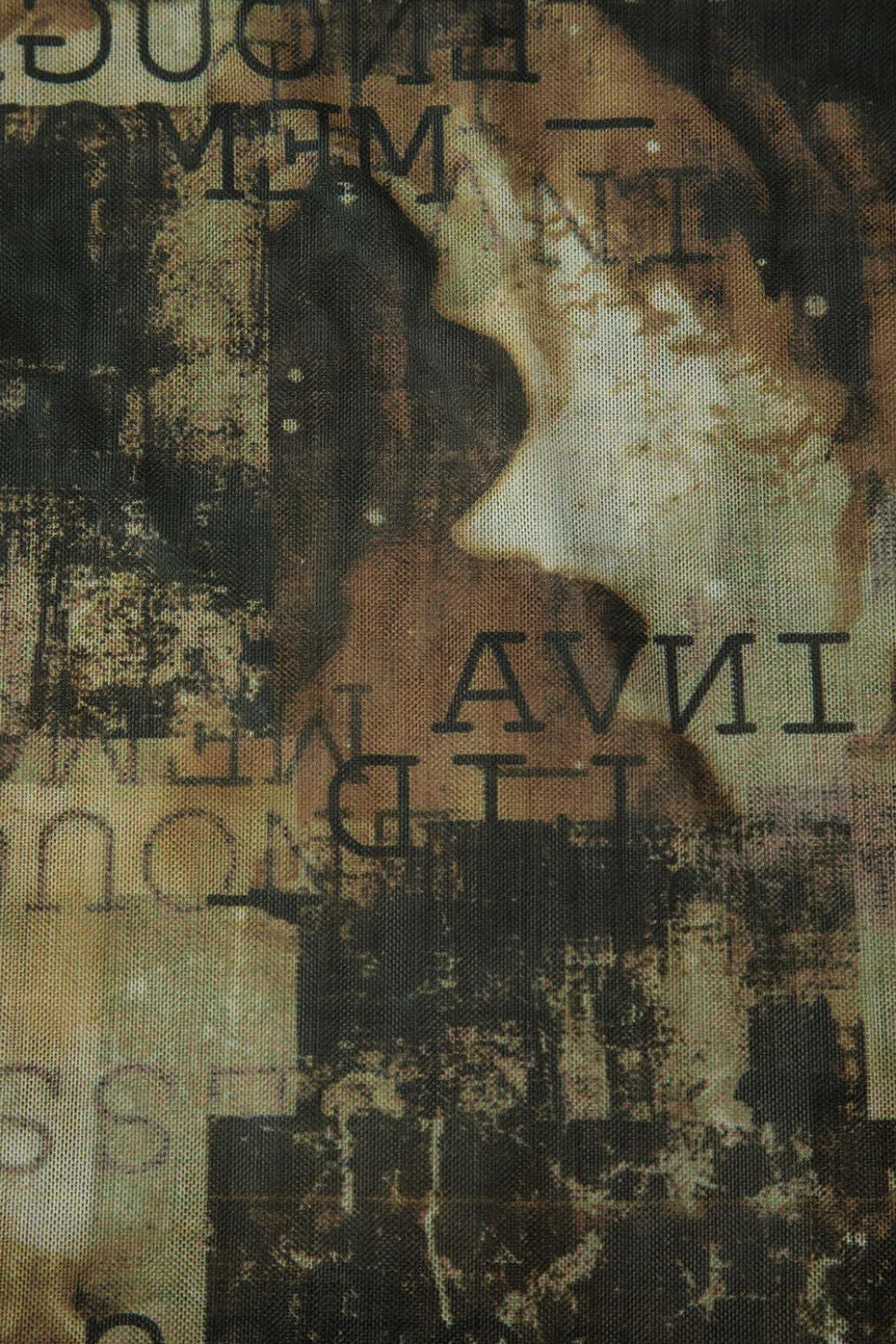 Abstract Print Mesh Tank Top>MICAS Best