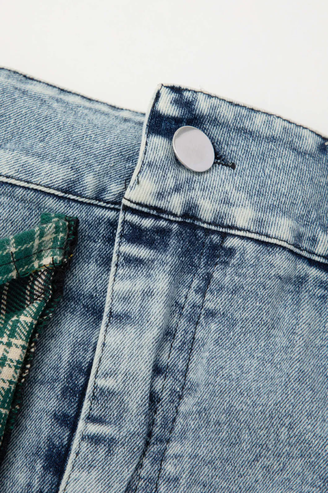 Asymmetric Patchwork Denim Mini Skirt>MICAS Outlet