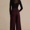 Asymmetric Wide-Leg Pants>MICAS Fashion