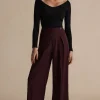 Asymmetric Wide-Leg Pants>MICAS Fashion