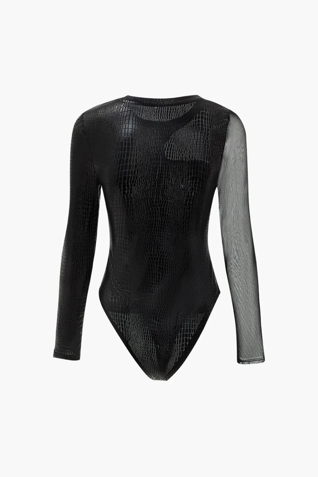 Asymmetrical Long-Sleeve Bodysuit>MICAS Best