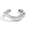 Asymmetrical Metal Cuff Bangle>MICAS Fashion