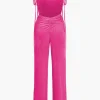 Backless Ruched Slip Jumpsuit>MICAS Best