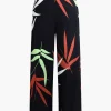 Bamboo Leaf Print Knot Cami Top And Pants Set>MICAS Hot