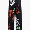 Bamboo Leaf Print Knot Cami Top And Pants Set>MICAS Hot