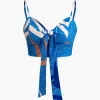 Bamboo Leaf Print Knot Cami Top And Pants Set>MICAS Hot