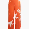 Bamboo Leaf Print Knot Cami Top And Pants Set>MICAS Hot