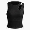 Basic Cut Out Tank Top>MICAS Online