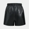 Basic Faux Leather Shorts>MICAS Clearance