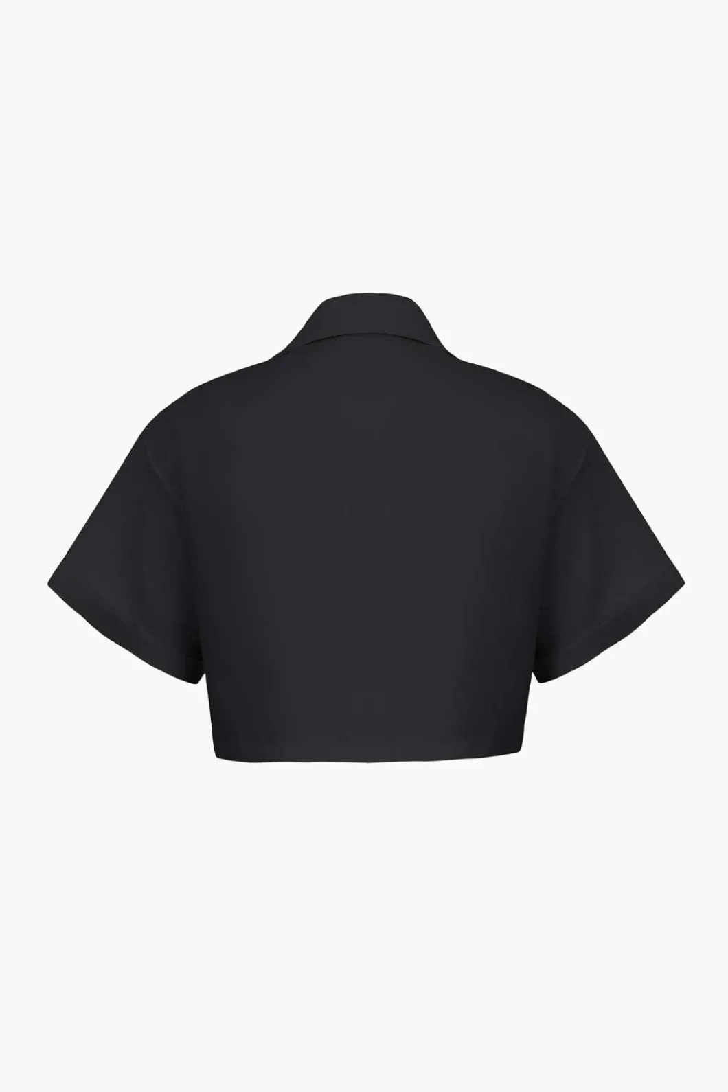 Basic Flap Pocket Twist Hem Shirt>MICAS Fashion