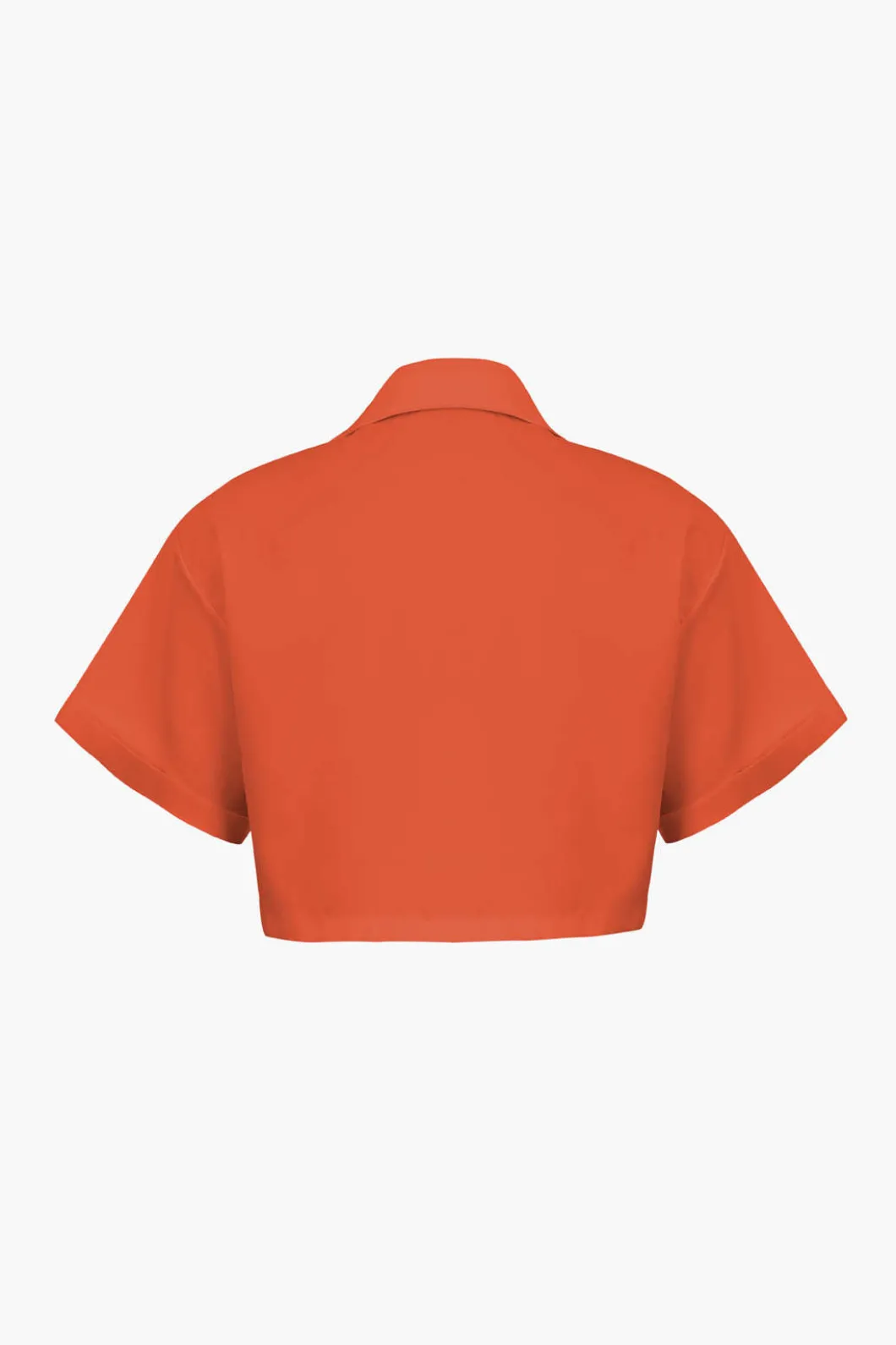 Basic Flap Pocket Twist Hem Shirt>MICAS Fashion