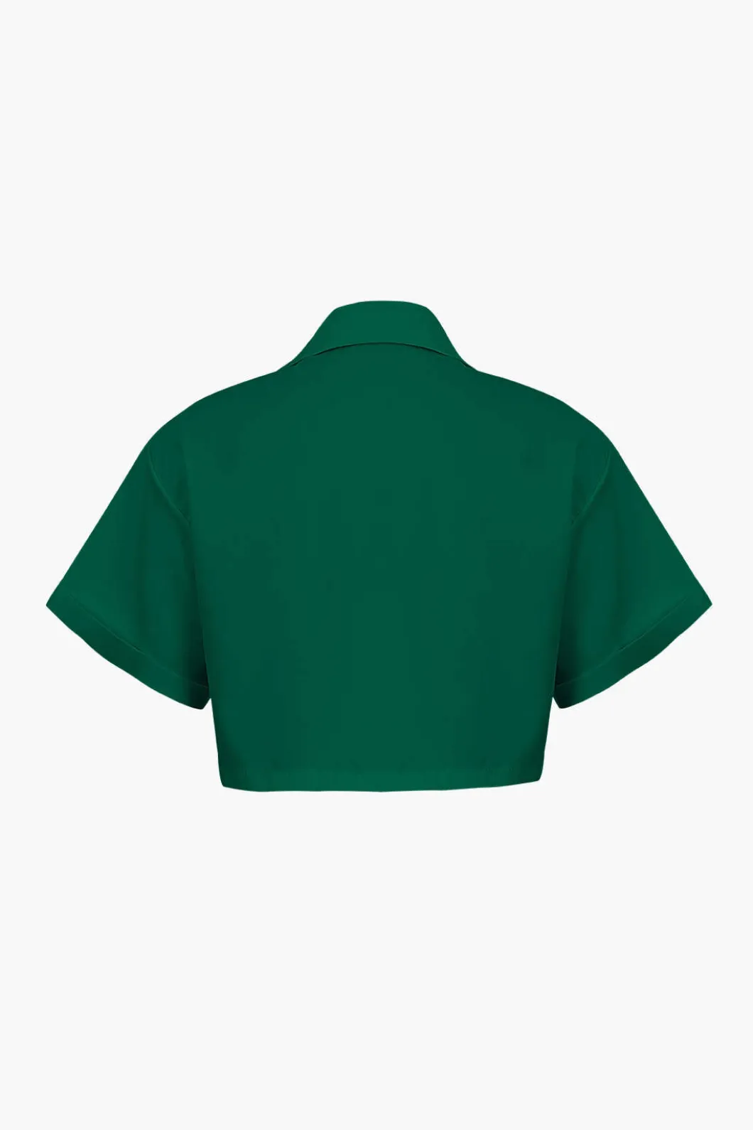 Basic Flap Pocket Twist Hem Shirt>MICAS Fashion