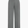 Basic High-Waisted Wide Leg Trousers>MICAS Hot