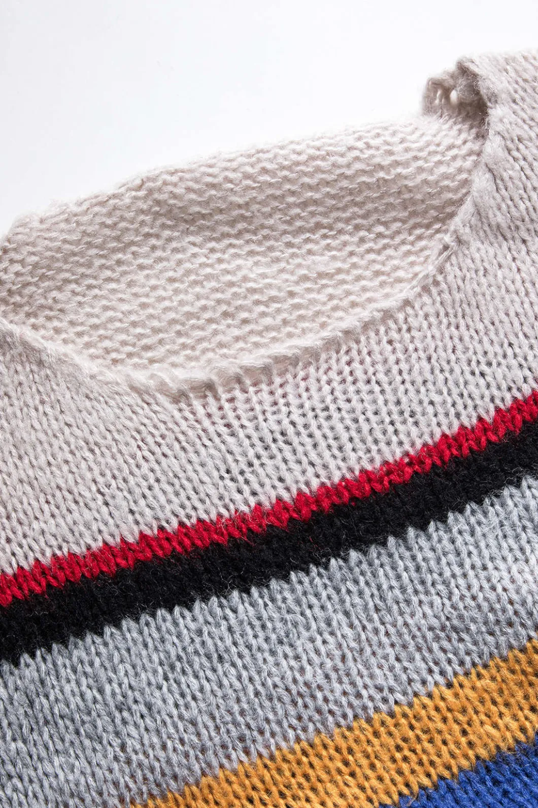 Basic Knit Color Block Long-Sleeve Top>MICAS Sale