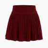 Basic Knit Pleated Skirt>MICAS Discount