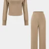 Basic Long Sleeve Top And Trousers Set>MICAS New