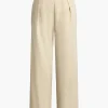 Basic Pleated Wide Leg Pants>MICAS New