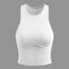Basic Rib Seam-detail Sleeveless Tank Top>MICAS Hot