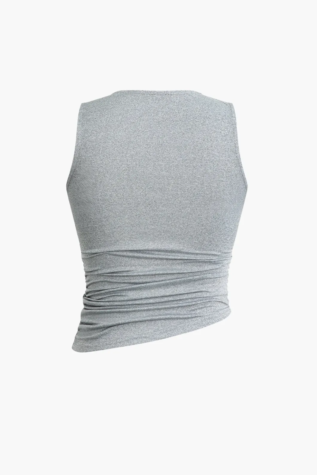 Basic Ruched Sleeveless Top And Slit Maxi Skirt Set>MICAS Outlet