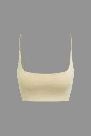 Basic Solid Cami Crop Top>MICAS Online