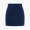 Basic Solid Knit Mini Skirt>MICAS Fashion