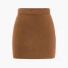 Basic Solid Knit Mini Skirt>MICAS Fashion