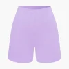 Basic Solid Knit Split Strapless Top And Shorts Set>MICAS Outlet