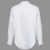 Basic Solid Satin Long-Sleeve Shirt>MICAS Sale