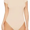 Basic Solid T-shirt Bodysuit>MICAS New