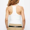 Basic Solid V-neck Tank Top>MICAS Online