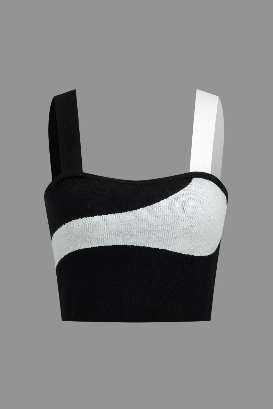 Basic Zebra Print Knit Cami Top And Skirt Set>MICAS New