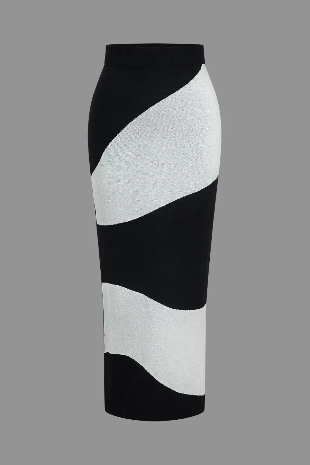 Basic Zebra Print Knit Cami Top And Skirt Set>MICAS New