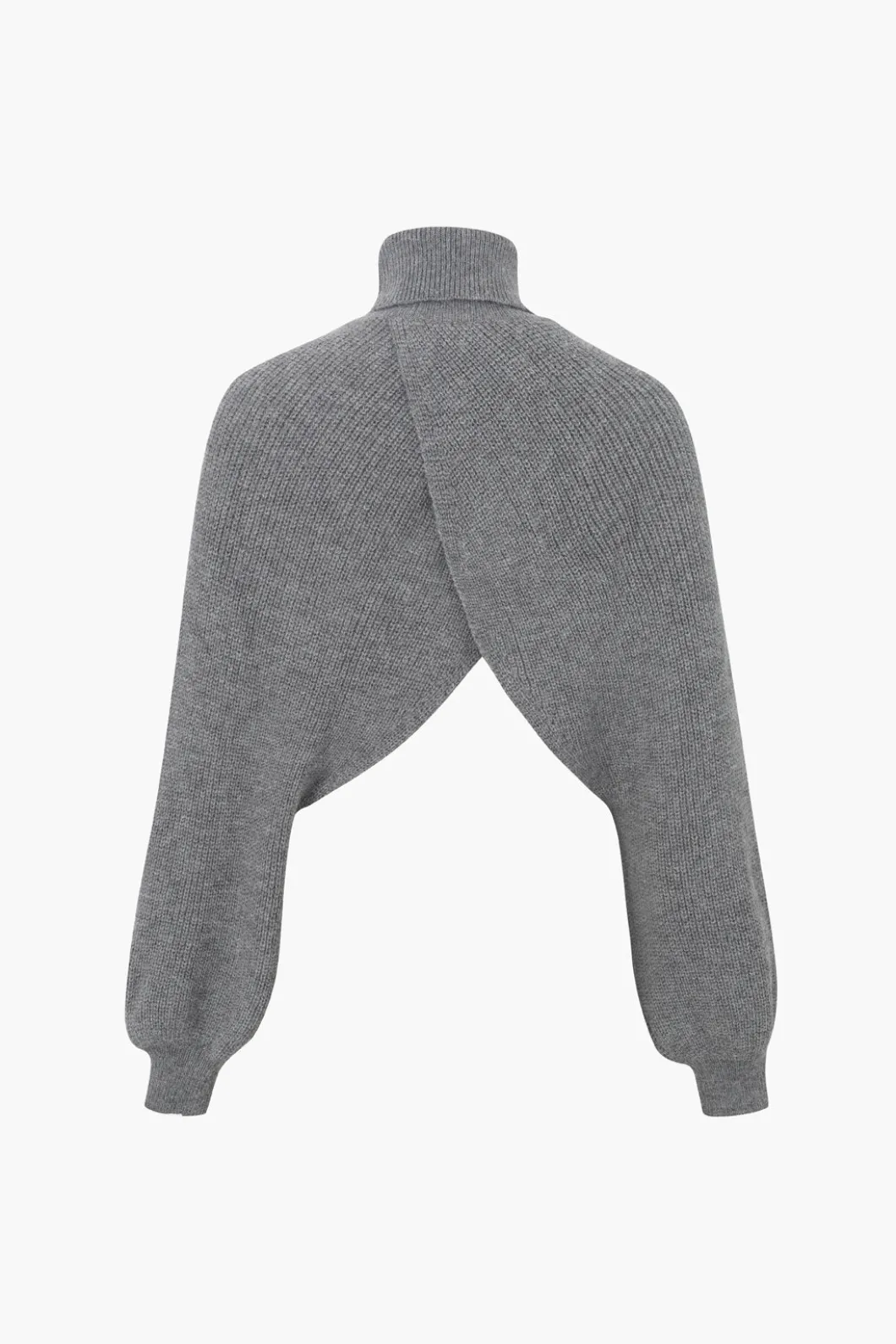 Batwing Sleeve Turtleneck Crop Sweater>MICAS Online