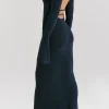 Bell Sleeve Backless Long Sleeve Maxi Dress>MICAS Sale