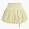 Bubble Hem Mini Skirt With Zip Pocket Detail>MICAS Outlet