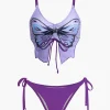 Butterfly Pattern Bikini Set>MICAS Fashion