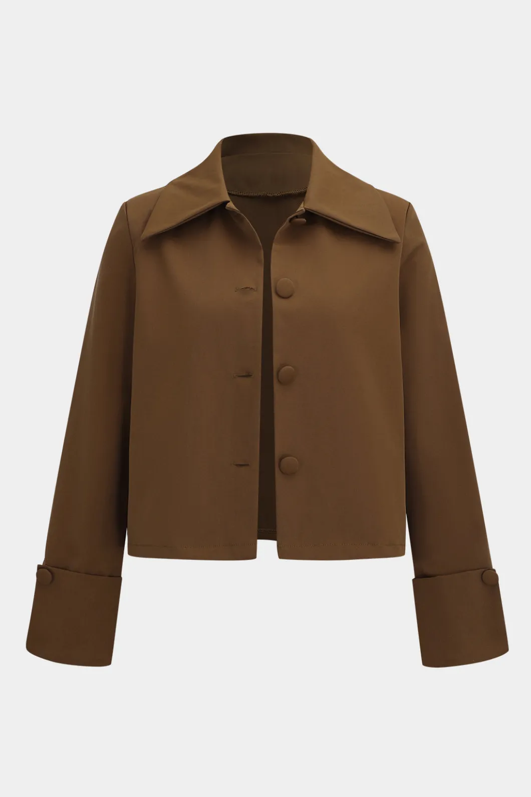 Button Detail Fake Pocket Skirt Set>MICAS Online