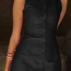 Button Front Sleeveless Mini Dress>MICAS Sale