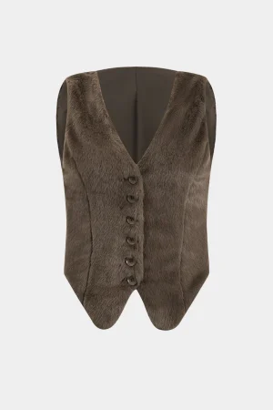 Button Sleeveless Tank Tops>MICAS Clearance