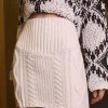 Cable Knit Mini Skirt>MICAS Sale
