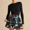 Camo Print Zipper Puff Skirt>MICAS Fashion
