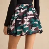 Camo Print Zipper Puff Skirt>MICAS Fashion
