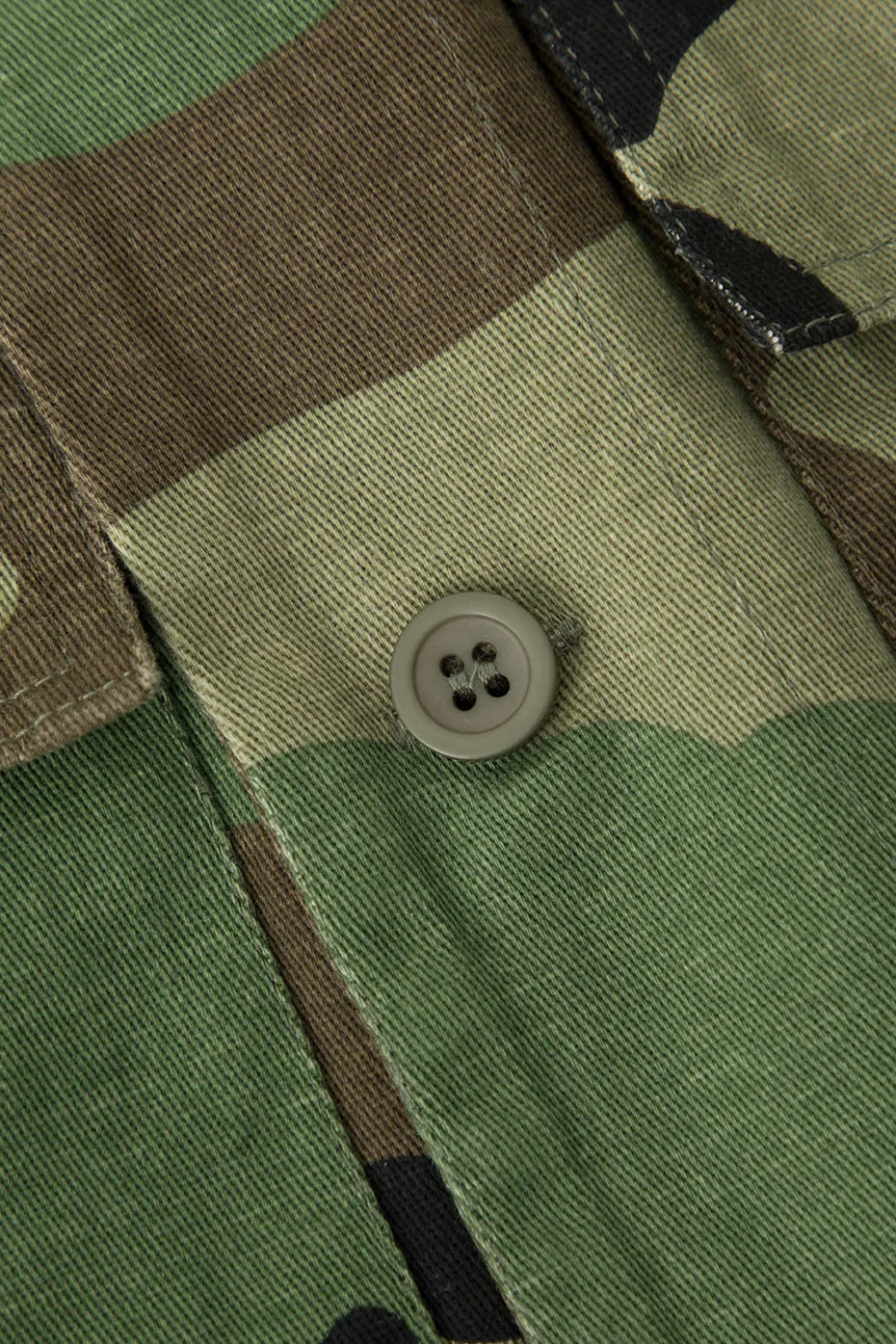 Camo Ruffle Sleeve Crop Frayed T-Shirt>MICAS New