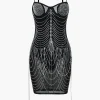 Chain Fringe Mini Dress>MICAS Online
